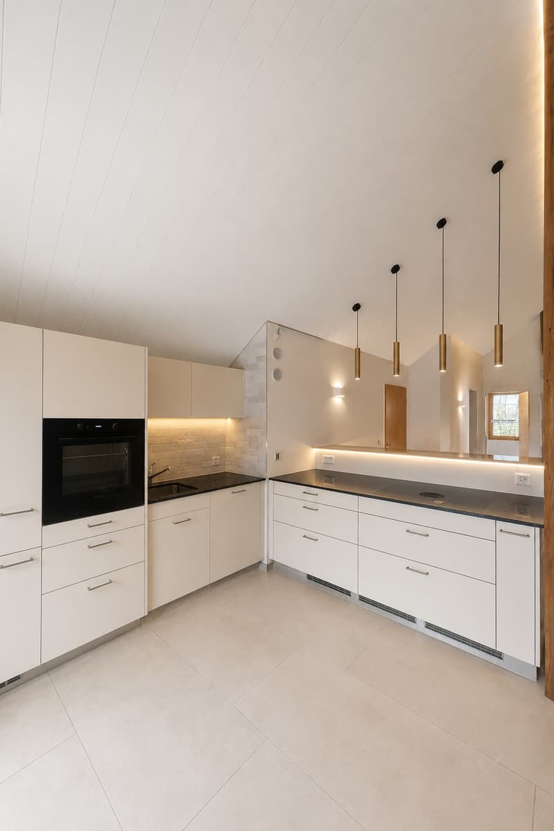 Hochwertige 3-Zimmer-Terrassenwohnung im Loftstil mit Aussicht in Rafz (4)