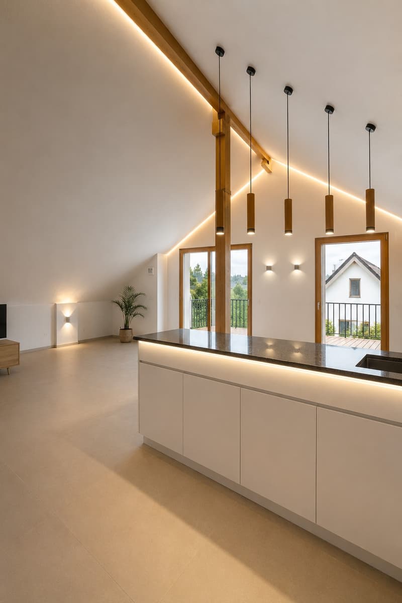 Hochwertige 3-Zimmer-Terrassenwohnung im Loftstil mit Aussicht in Rafz (1)