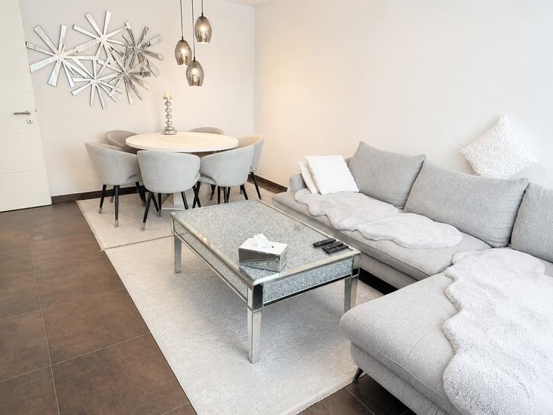 Moderne möblierte 2.5-Zimmer-Wohnung | Balkon | Parkplatz & WLAN inklusive | Sofort bezugsbereit (4)