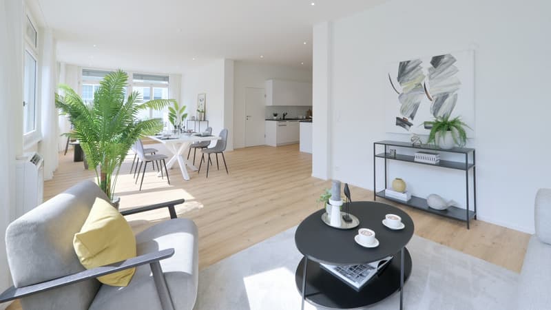 Traumwohnung an Top-Lage hell, modern & urban / grosszügige 3.5 Zimmerwohnung (5)