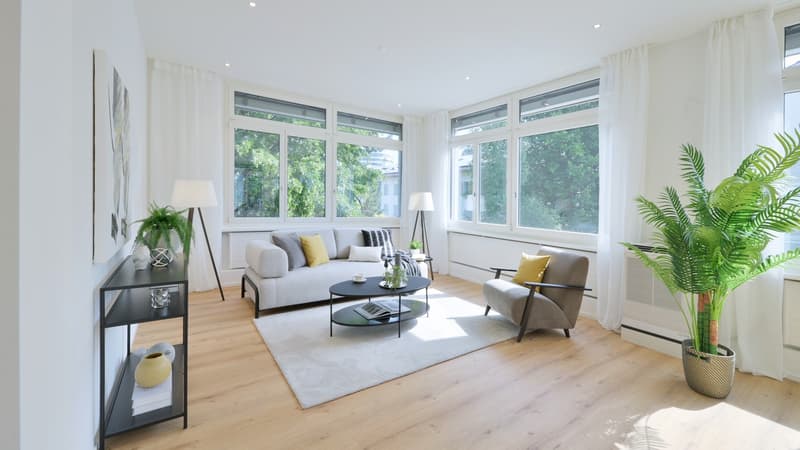 Traumwohnung an Top-Lage hell, modern & urban / grosszügige 3.5 Zimmerwohnung (1)