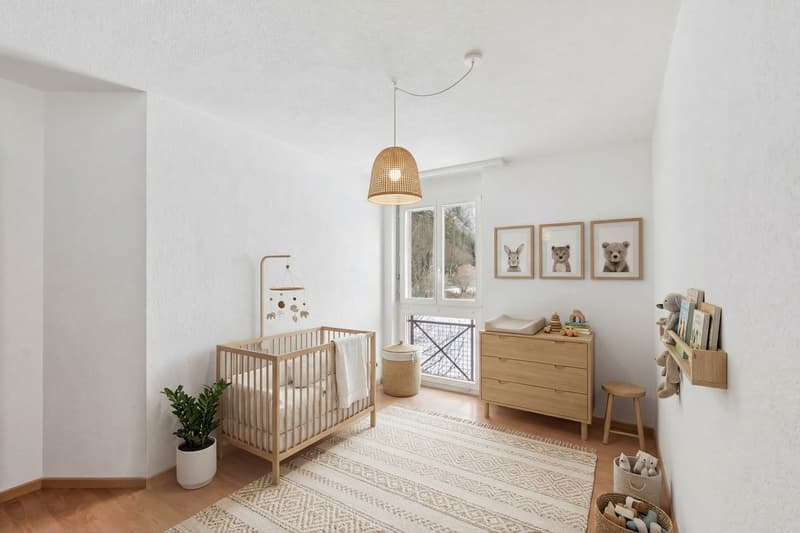 Charmante 4.5-Zimmerwohnung mit sonnigem Balkon in Balsthal (3)