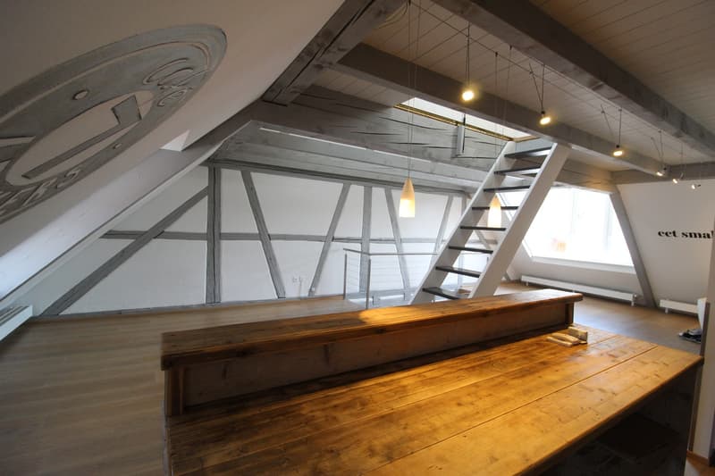 Aussergewöhnliche Loft-Maisonette mit Galerie stilvoll wohnen nähe See (8)