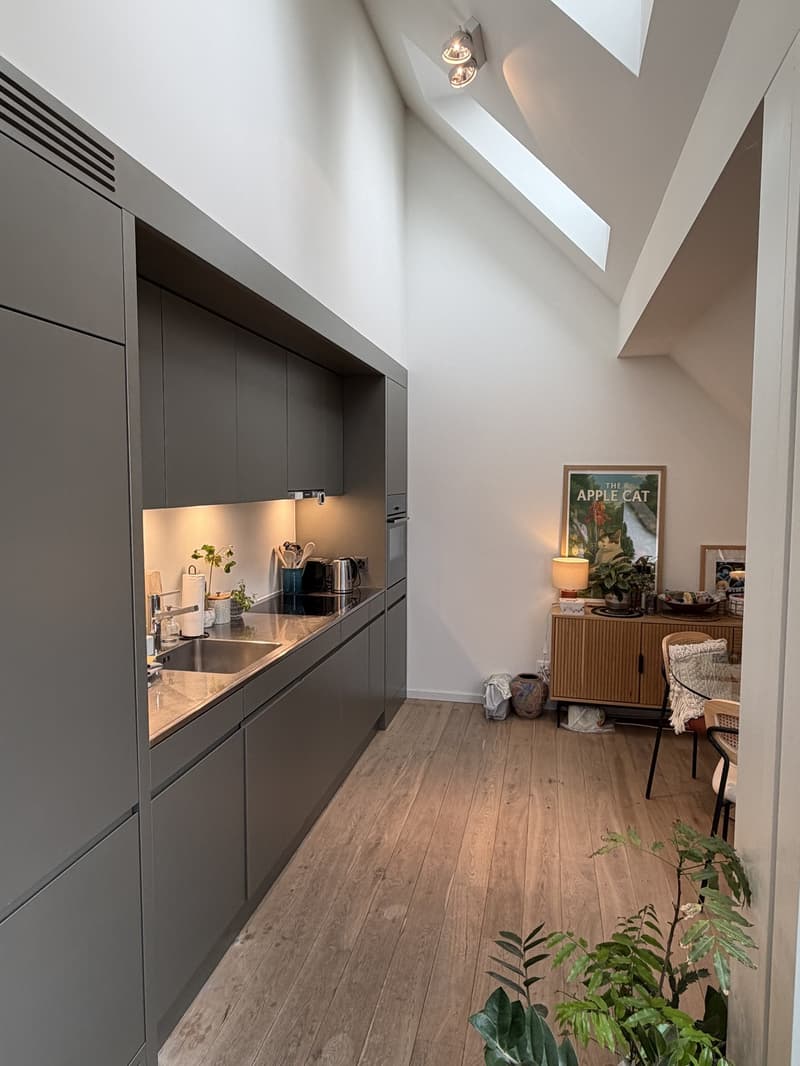Furnished 2.5 room Apartment in Tiefenbrunnen with terrace and mountain view (6-12 months) (9)