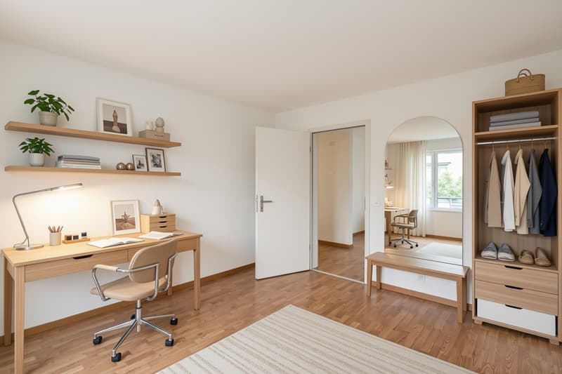 Attraktive Wohnung mit Balkon in ruhiger Lage in Bettlach (4)