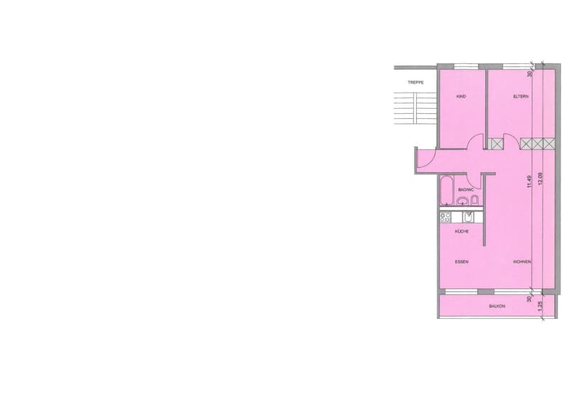 Attraktive Wohnung mit Balkon in ruhiger Lage in Bettlach (9)