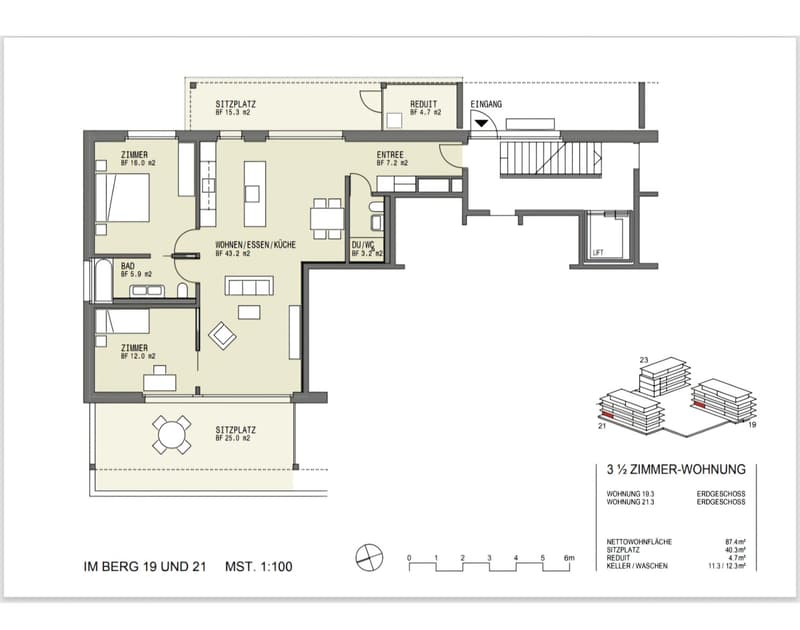 Wunderschöne, durchdachte 3 1/2 Zimmerwohnung (3)