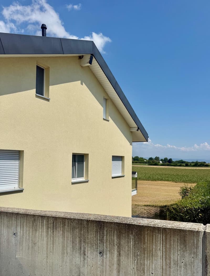 MAISON JUMELÉE À APPLES - Vue Alpes et Mont-Blanc (7)