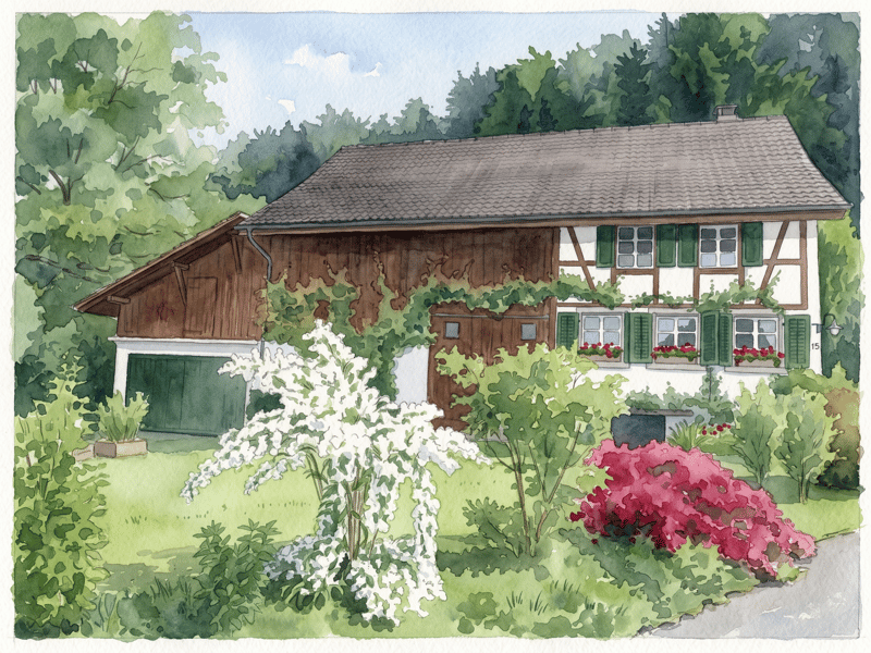 Freihstehendes, kernsaniertes (2026) Bauernhaus mit Seesicht (5)