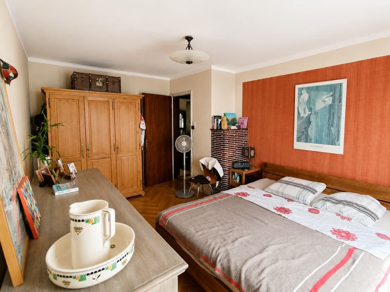 Charmante 4½-Zimmer-Wohnung mit Balkon und Gartenblick / 3-Familienhaus (11)