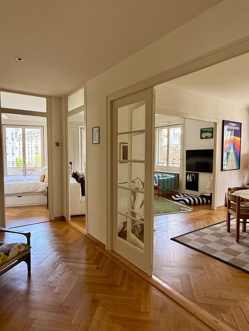 Sous-location officielle Lumineux 6,5 pièces de 125 m² Quartier des Philosophes, Genève (1)