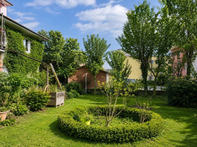 Charmante 4½-Zimmer-Wohnung mit Balkon und Gartenblick / 3-Familienhaus (3)