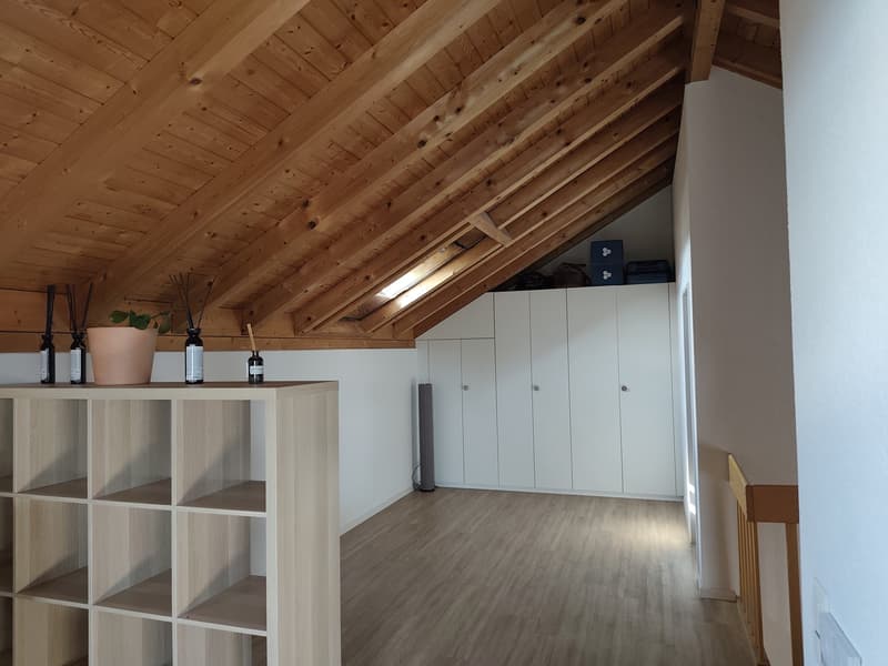 Traumhafte 5.5-Zi-Maisonette (ca. 155 m²) mit Galerie, Sichtgebälk & Cheminée in Märstetten (12)