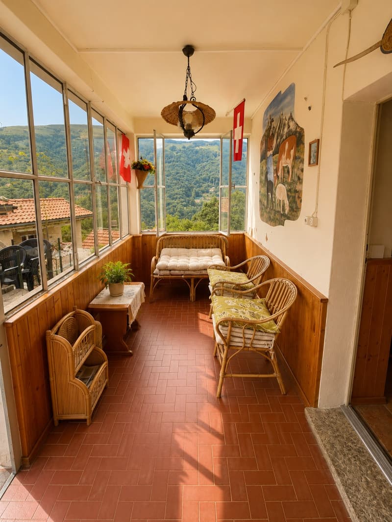 Rustico con terreno a Sonvico di oltre 1800 metri quadrati (7)
