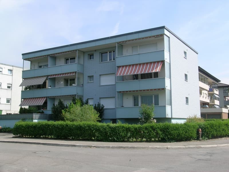 Sanierte Küche und schöner Ausblick Grosszügige 3-Zimmerwohnung im 2. Obergeschoss (1)