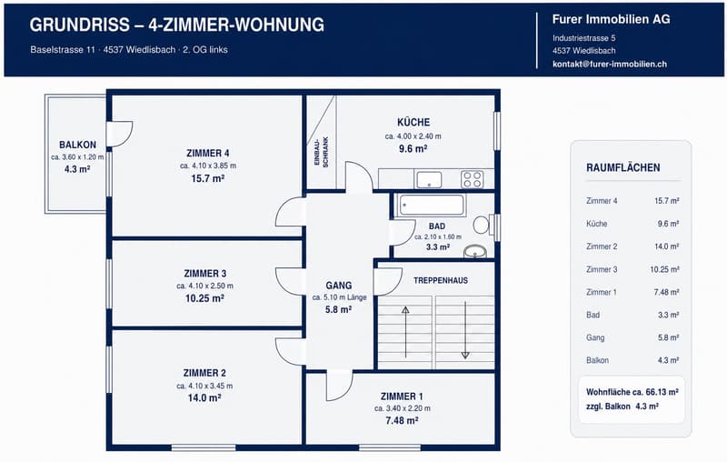 4-Zimmer Wohnung mit Balkon in Wiedlisbach (9)