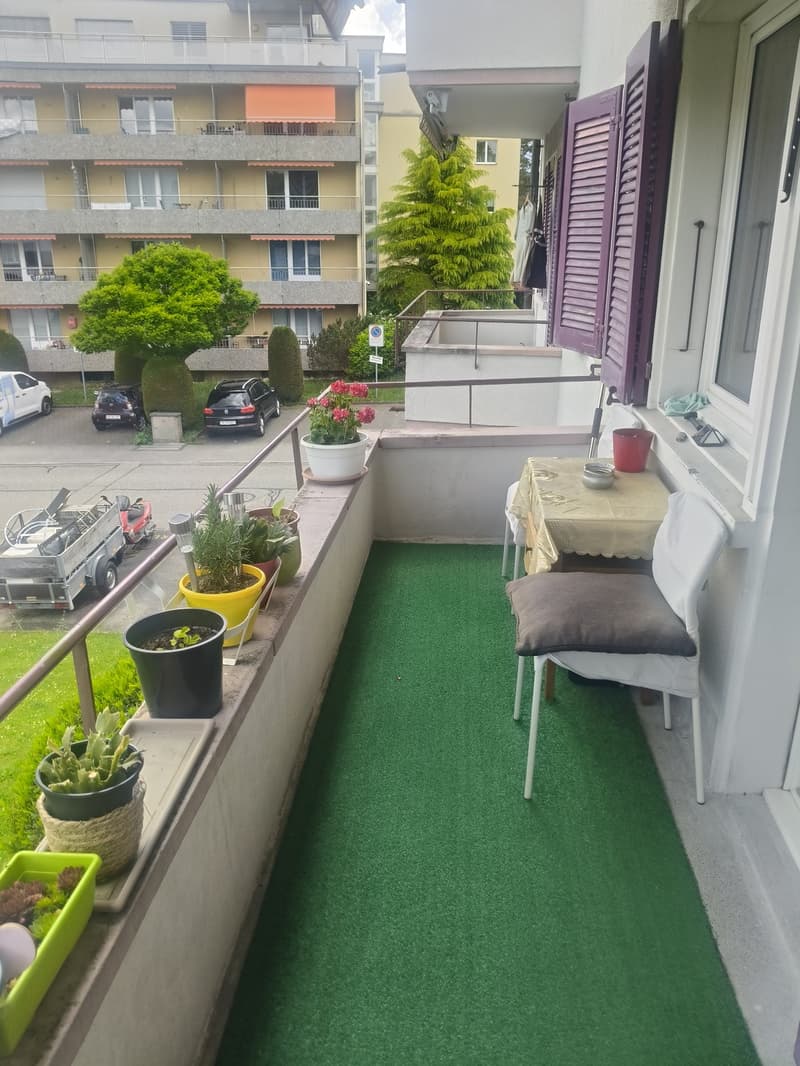 Charmante 2-Zimmerwohnung mit Balkon an ruhiger und zentraler Lage in Langendorf (2)