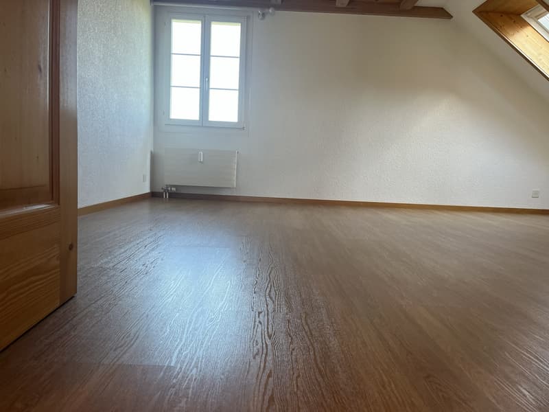 Charmantes Zimmer mit Dachschrägen  ideal als Schlaf- oder Arbeitsbereich