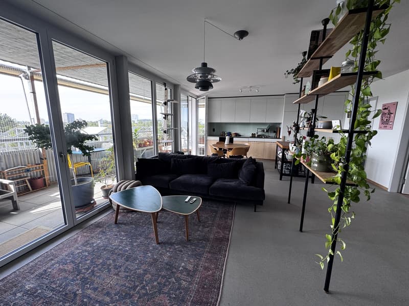 3.5-Zimmer-Wohnung - teilmöbliert, befristete Untermiete (2)