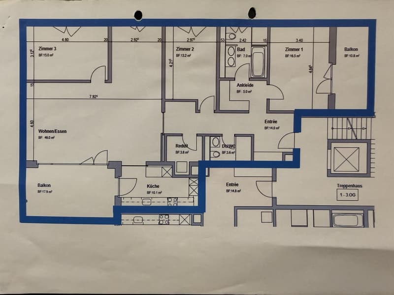 Grosszügige, möblierte 4 ½-Zimmer-Wohnung befristet für 6 Monate (6)