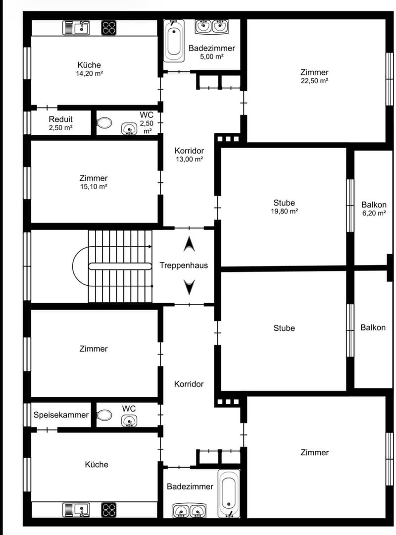 Schöne 3 Zimmer Wohnung mit Balkon in Enge (11)