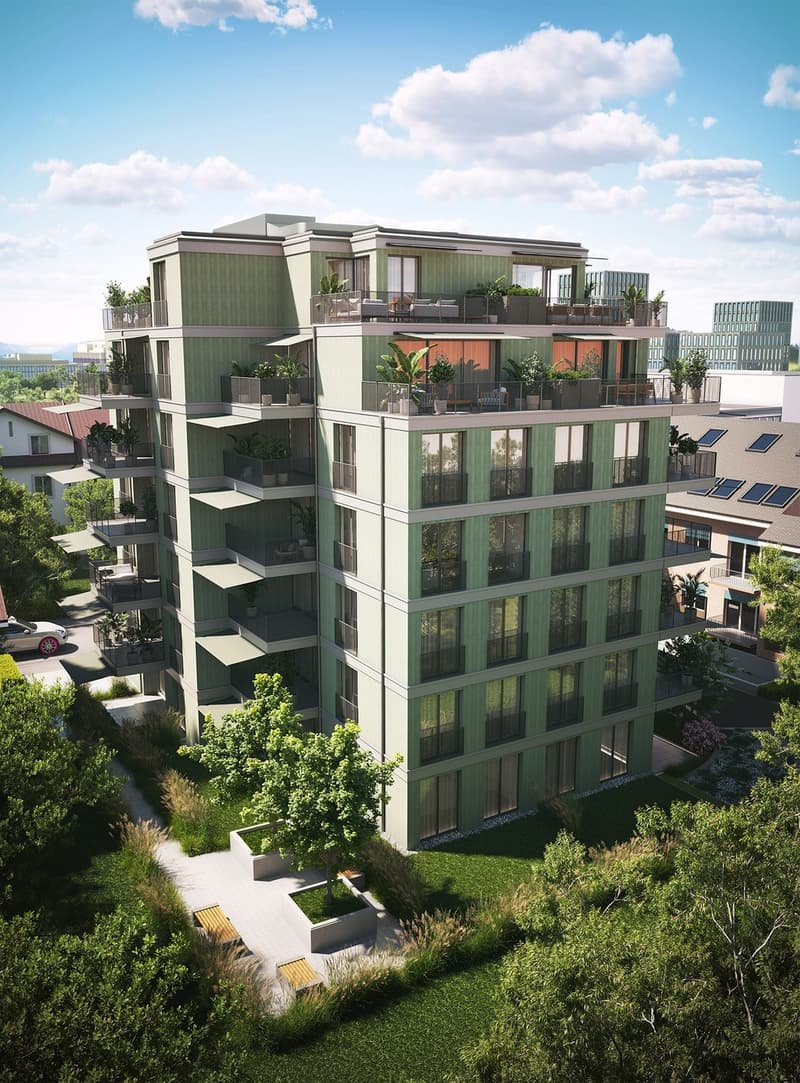 Erstbezug: moderne 2.5-Zimmer-Neubauwohnung mit Balkon in Zürich-Oerlikon (2)