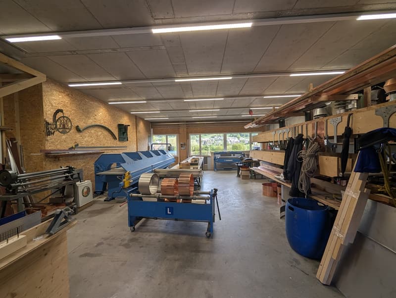 Gewerbehalle mit Kran, Lager und Büro in Lausen (10)