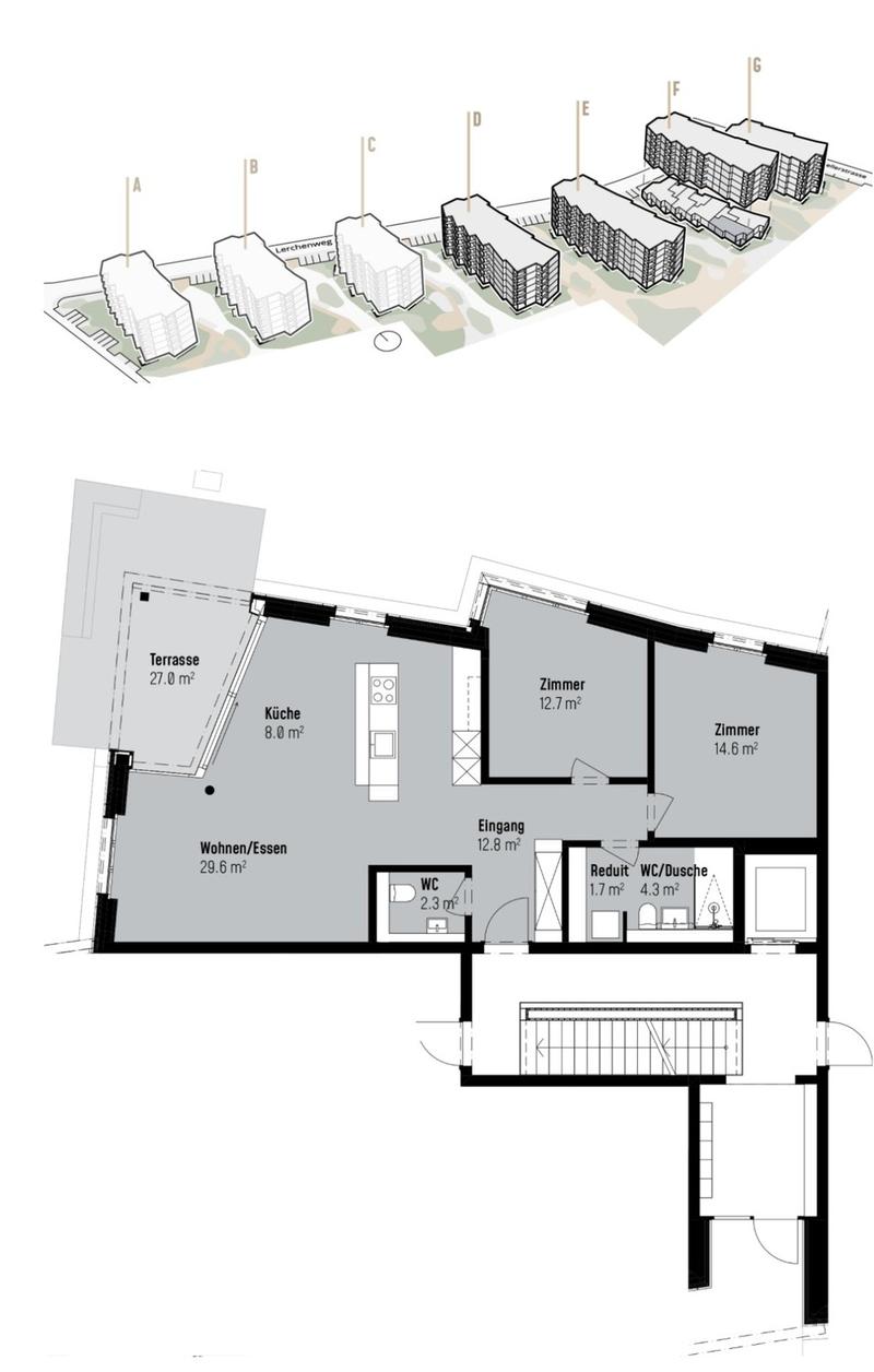 3 ½ Zimmer-Wohnung, 8302 Kloten (10)