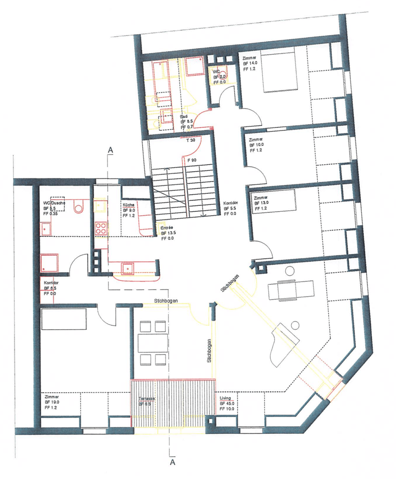 Über den Dächern der Stadt grosszügige Attikawohnung mit traumhafter Dachterrasse (1)