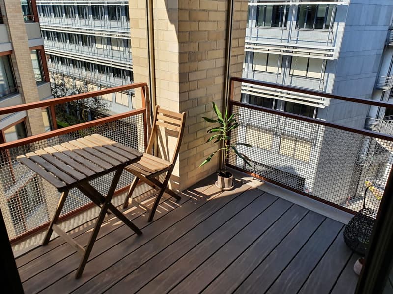 Möblierte 2.5-Zimmer-Wohnung mit Balkon beim Zürich HB | Fully Furnished 2.5-Room Apartment with Balcony next to Zurich main station (4)
