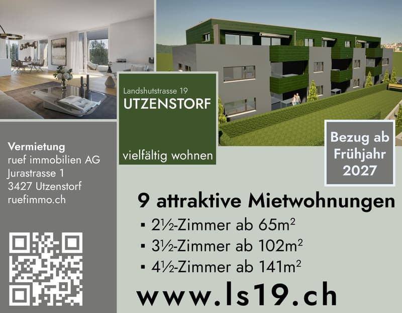 4 ½ Zimmer-Wohnung, 3427 Utzenstorf (4)