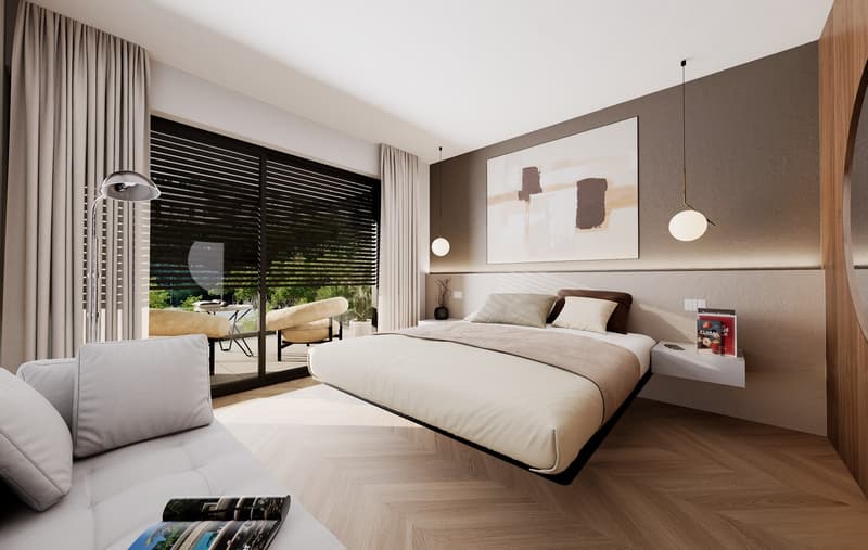 Residenza Le Gemme  P1: 4.5 locali con doppia terrazza a Canobbio (12)