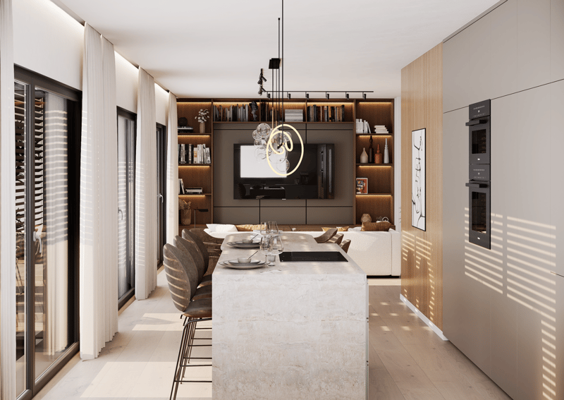 Residenza Le Gemme  P1: 4.5 locali con doppia terrazza a Canobbio (6)