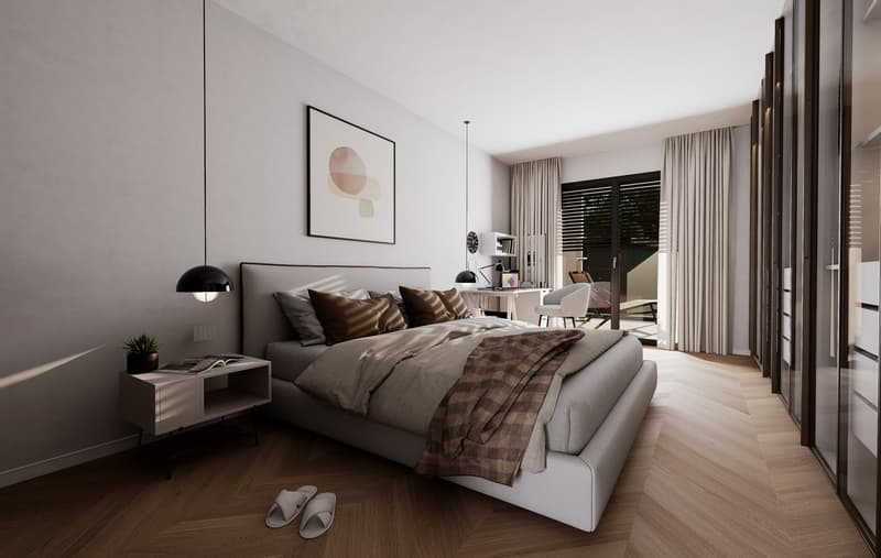 Residenza Le Gemme  P1: 4.5 locali con doppia terrazza a Canobbio (10)