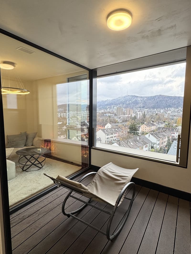 Möblierte Neubauwohnung mit Loggia und Weitblick zur Untermiete (8)