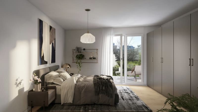 Erstbezug in Affoltern am Albis 3½-Zimmer-Gartenwohnung mit 131 m² privatem Garten (2)