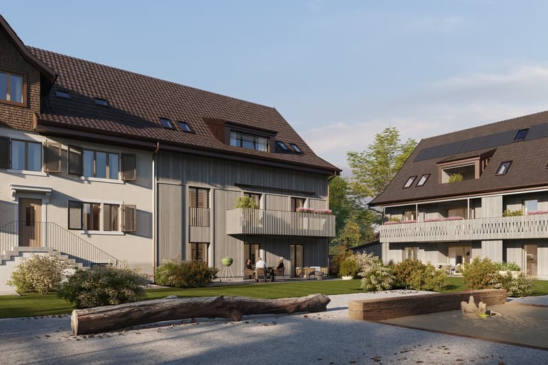 Erstbezug: Moderne 3.5-Zimmer-Neubauwohnung mit 16 m² Balkon, 2 Nasszellen & Hochbeet (4)
