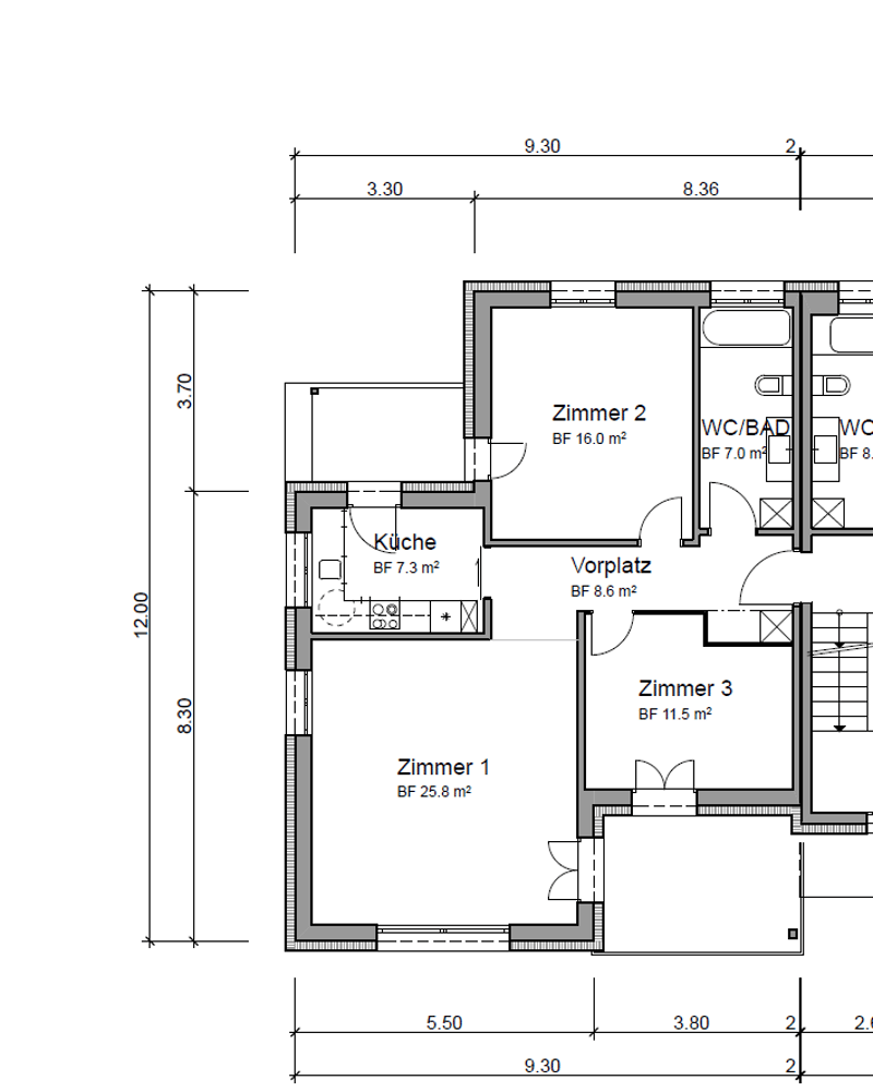 Charmante 3.5-Zimmerwohnung mit Balkon (3)