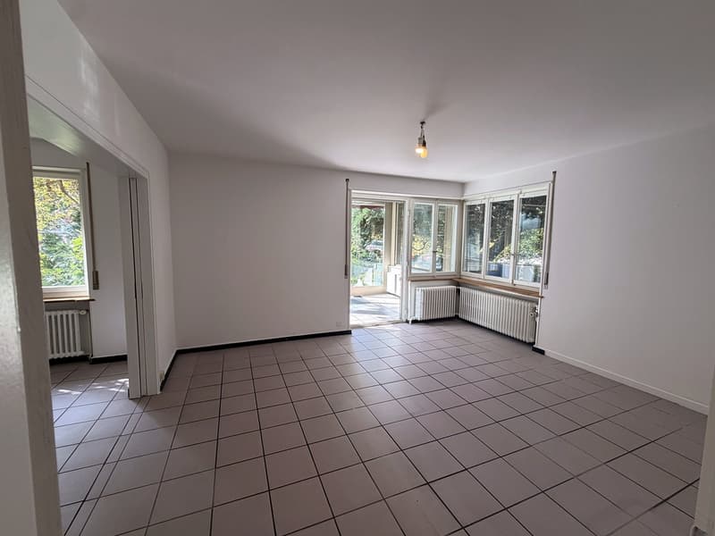 Frisch renovierte 4½-Zimmer-Wohnung mit Garten und Wintergarten hohe, helle Räume (10)