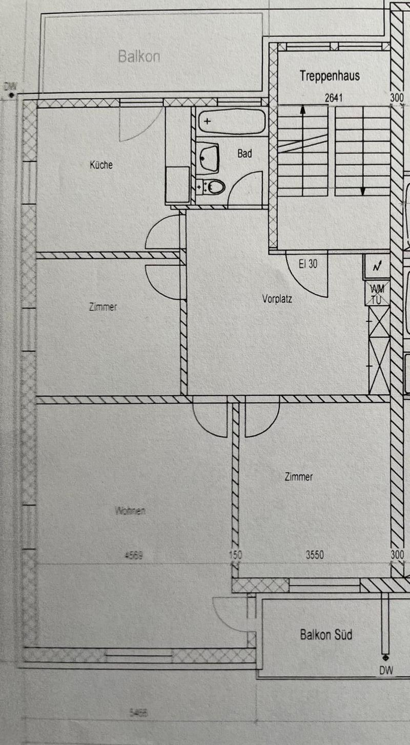 Einziehen & Wohlfühlen frisch renovierte 3-Zimmer-Wohnung mit 2 Balkonen (9)
