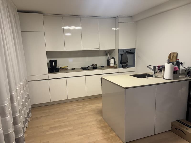 Bright 3.5-Room Apartment with Balcony, Private Washer/Dryer & Excellent Transport Links (1)