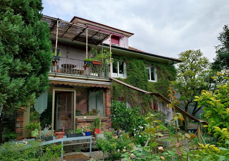 Frisch renovierte 4½-Zimmer-Wohnung mit Garten und Wintergarten  hohe, helle Räume (11)
