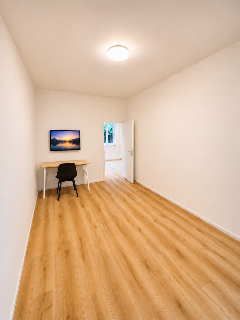 Helle, möblierte Einzelzimmer in frisch totalsanierter Wohnung (4)