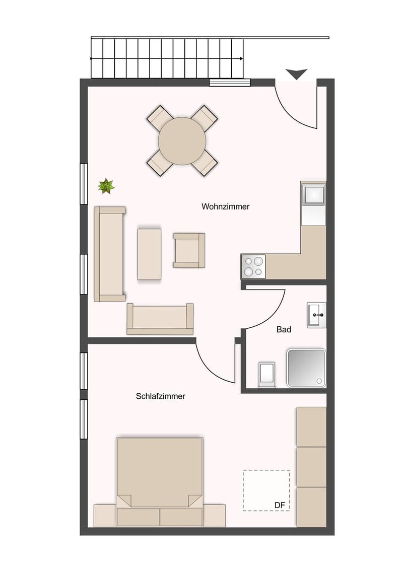 2-Zimmerwohnung Nähe Bahnhof Bowil (7)
