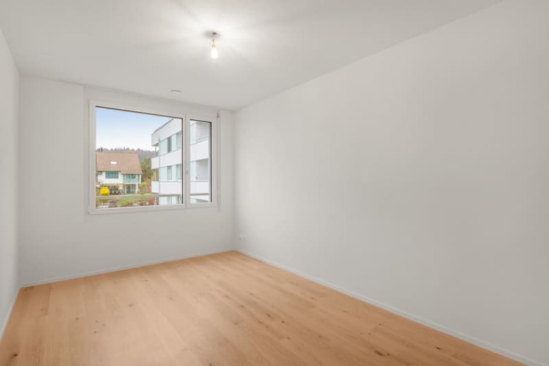 Schlafzimmer mit Parkettbelag