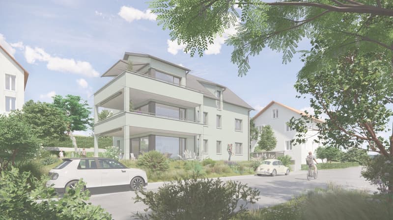 Neubauprojekt an der Sonnenstrasse in Nussbaumen - Wohnung Nr. 3 - Dachwohnung (2)