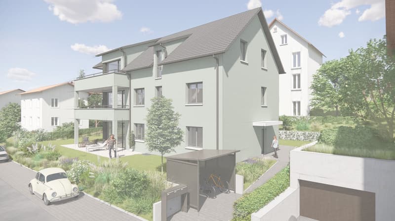 Neubauprojekt an der Sonnenstrasse in Nussbaumen - Wohnung Nr. 1 Gartenwohnung (2)