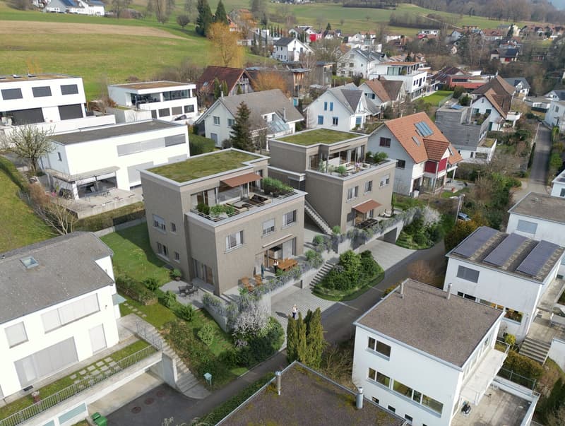 BAUSTART ERFOLGT - Neubau am sonnigen Huebachersteig in Untersiggenthal - Haus A / Whg. A1 (1)