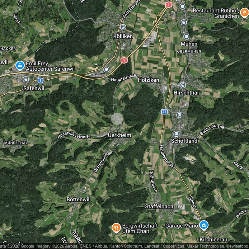 Baubewilligtes Projekt mit 3 Einfamilienhäusern in Uerkheim (1)