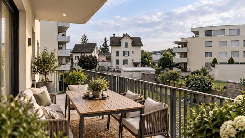 Neubauprojekt AM ZELGACKER - modernes Wohnen in Tann ZH | Whg. Nr. 1.2 (2)